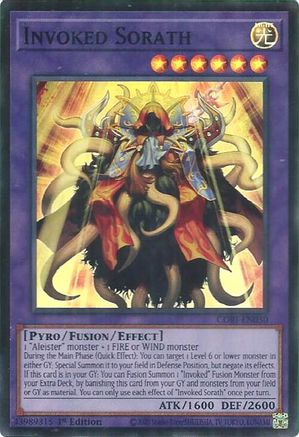 Invoked Sorath Super Rare - Chaos Origins 1st Edition