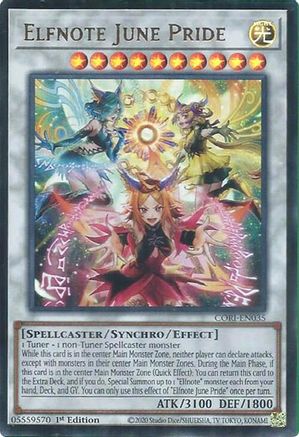 Elfnote June Pride Ultra Rare - Chaos Origins 1st Edition