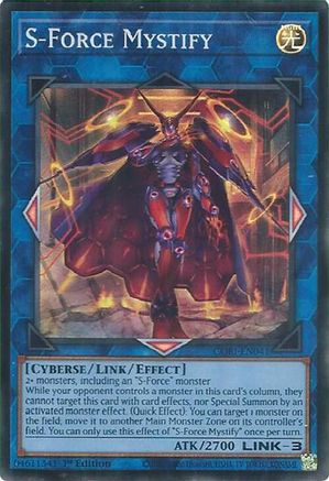 S-Force Mystify Super Rare - Chaos Origins 1st Edition