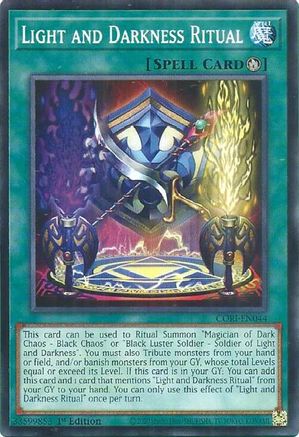 Light and Darkness Ritual Common / Short Print - Chaos Origins 1st Edition