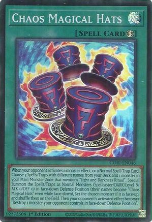 Chaos Magical Hats Super Rare - Chaos Origins 1st Edition