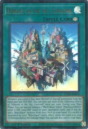 Hideout in the Sky, Coulomb Ultra Rare - Chaos Origins 1st Edition