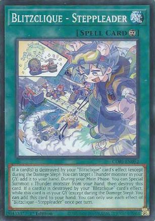 Blitzclique - Steppleader Common / Short Print - Chaos Origins 1st Edition