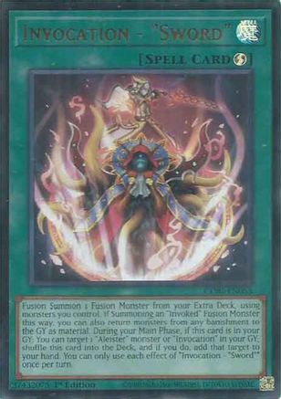 Invocation - "Sword" Ultra Rare - Chaos Origins 1st Edition
