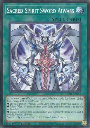 Sacred Spirit Sword Aiwass Common / Short Print - Chaos Origins 1st Edition