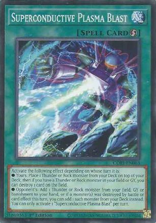 Superconductive Plasma Blast Common / Short Print - Chaos Origins 1st Edition