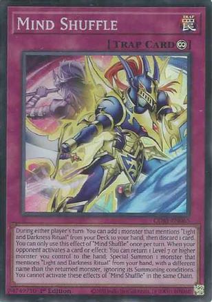 Mind Shuffle Super Rare - Chaos Origins 1st Edition