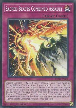 Sacred Beasts Combined Assault Common / Short Print - Chaos Origins 1st Edition
