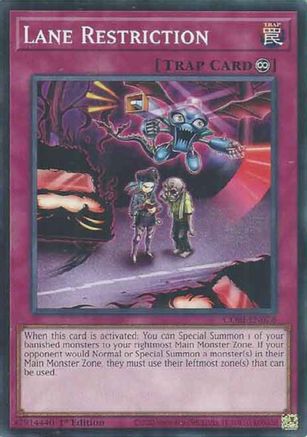 Lane Restriction Common / Short Print - Chaos Origins 1st Edition
