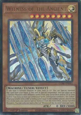 Witness of the Ancient Ultra Rare - Chaos Origins 1st Edition