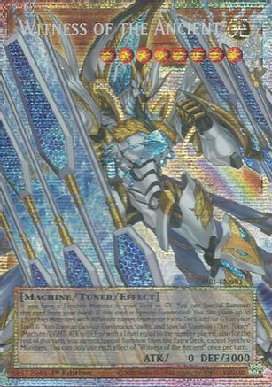 Witness of the Ancient (Starlight Rare) (Extended Art) Starlight Rare - Chaos Origins 1st Edition