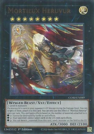Mortilux Heruvur Ultra Rare - Chaos Origins 1st Edition