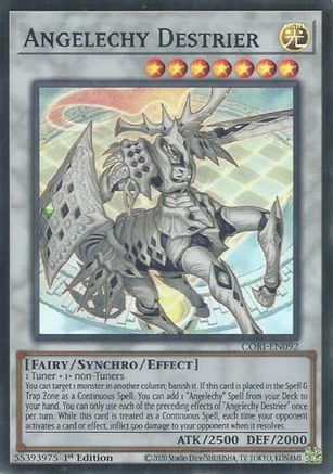 Angelechy Destrier Super Rare - Chaos Origins 1st Edition