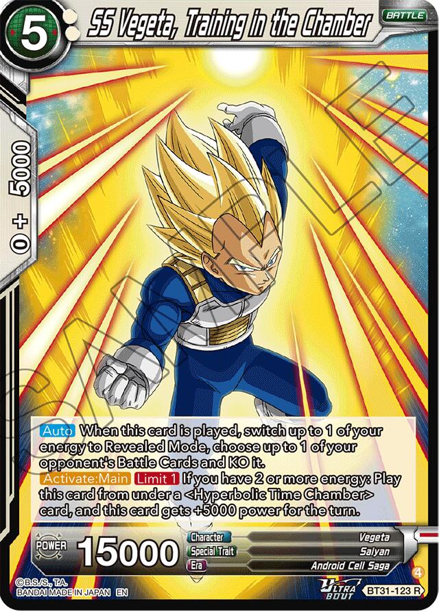 SS Vegeta, Training in the Chamber (BT31-123) [Impact Beyond Dimensions]