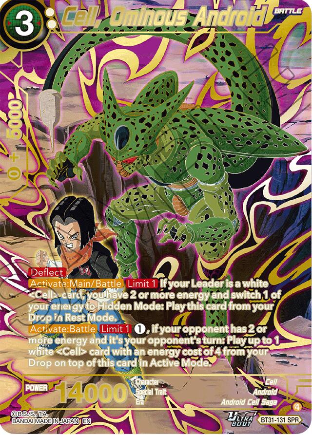 Cell, Ominous Android (SPR) (BT31-131) [Impact Beyond Dimensions]
