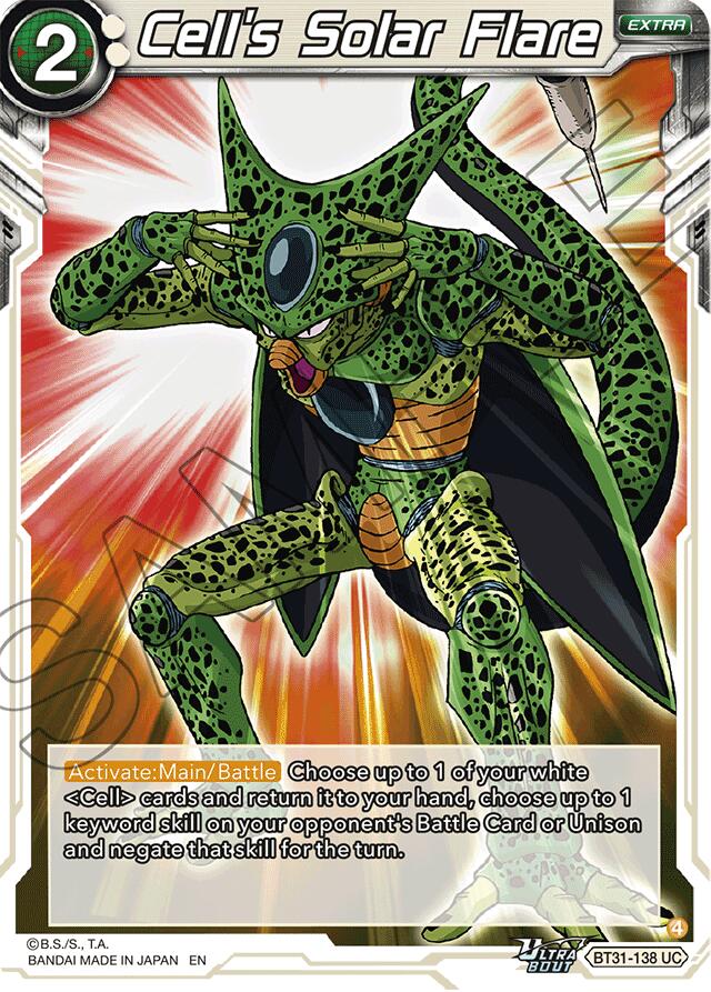 Cell's Solar Flare (BT31-138) [Impact Beyond Dimensions]