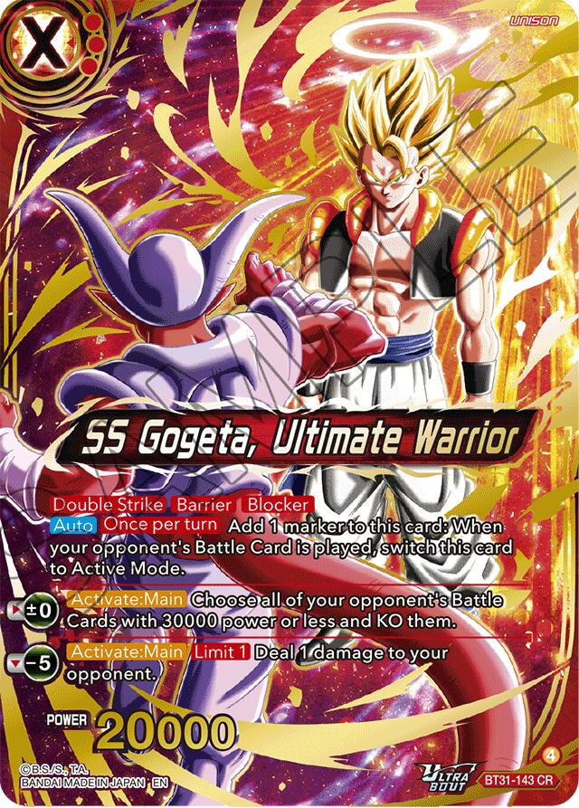 SS Gogeta, Ultimate Warrior (BT31-143) [Impact Beyond Dimensions]