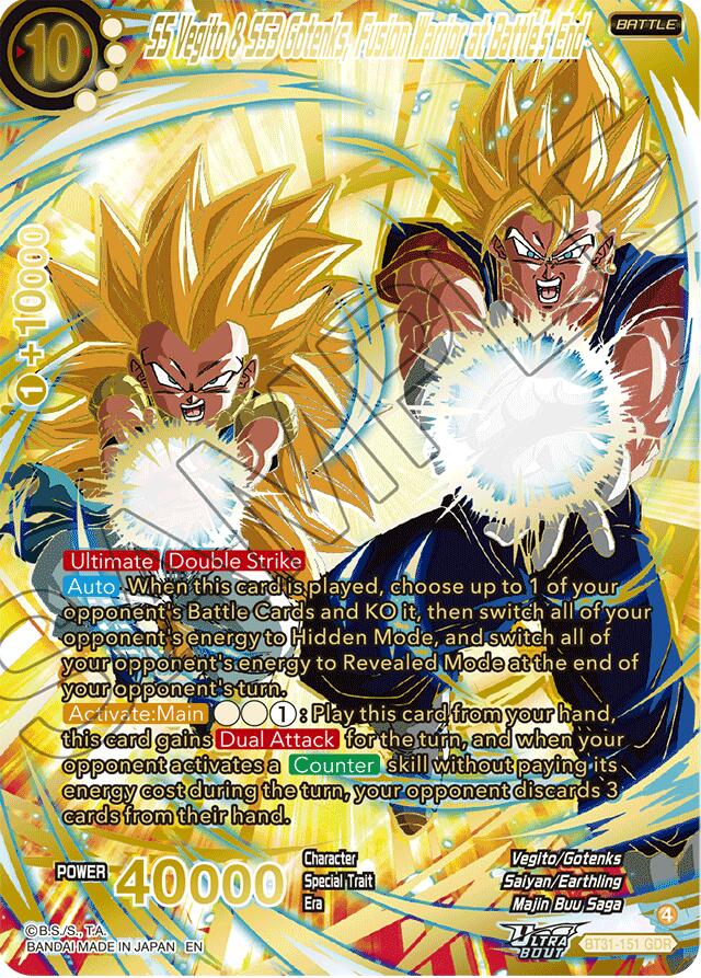 SS Vegito & SS3 Gotenks, Fusion Warrior at Battle's End (GDR) (BT31-151) [Impact Beyond Dimensions]
