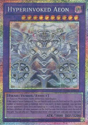 Hyperinvoked Aeon (Starlight Rare) Starlight Rare - Chaos Origins 1st Edition