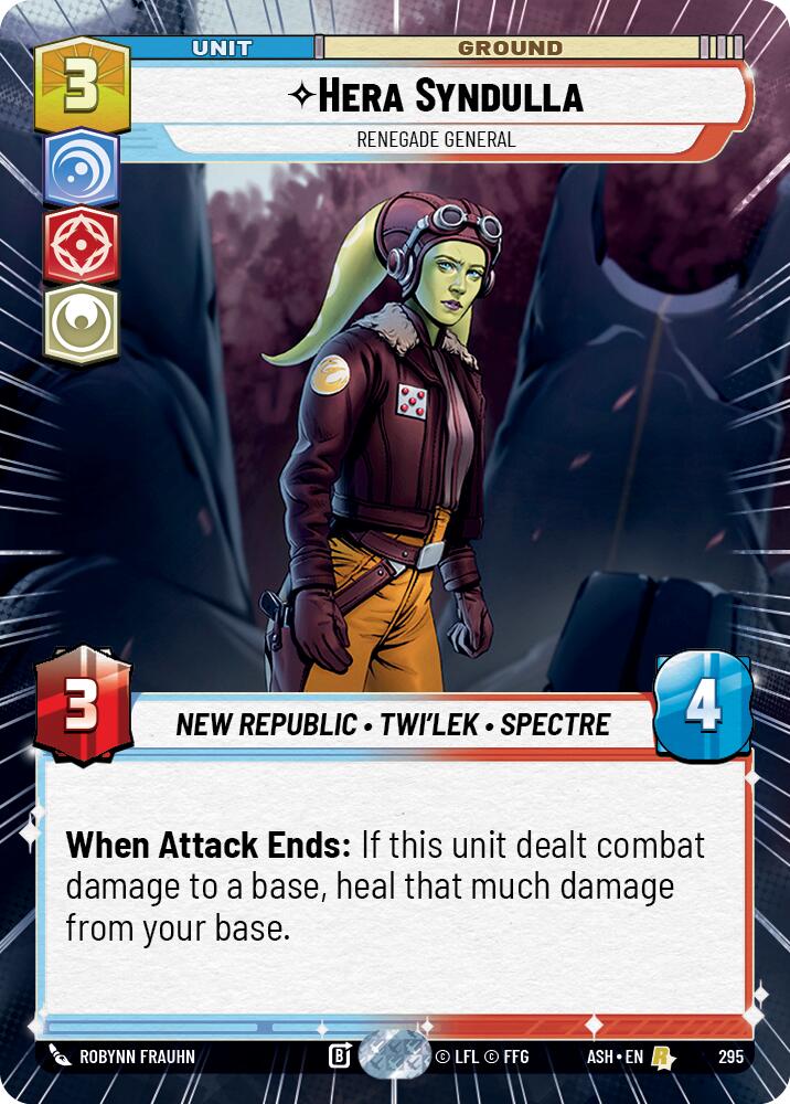 Hera Syndulla - Renegade General (295) (Hyperspace) (295) [Ashes of the Empire]