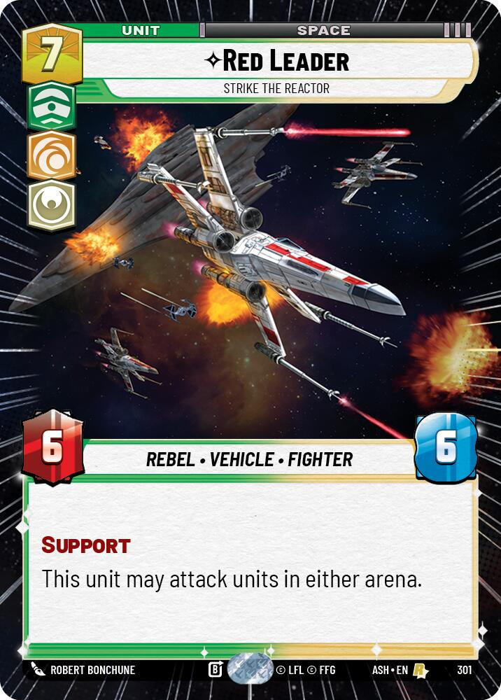 Red Leader - Strike the Reactor (301) (Hyperspace) (301) [Ashes of the Empire]