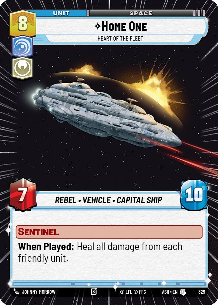 Home One - Heart of the Fleet (329) (Hyperspace) (329) [Ashes of the Empire]