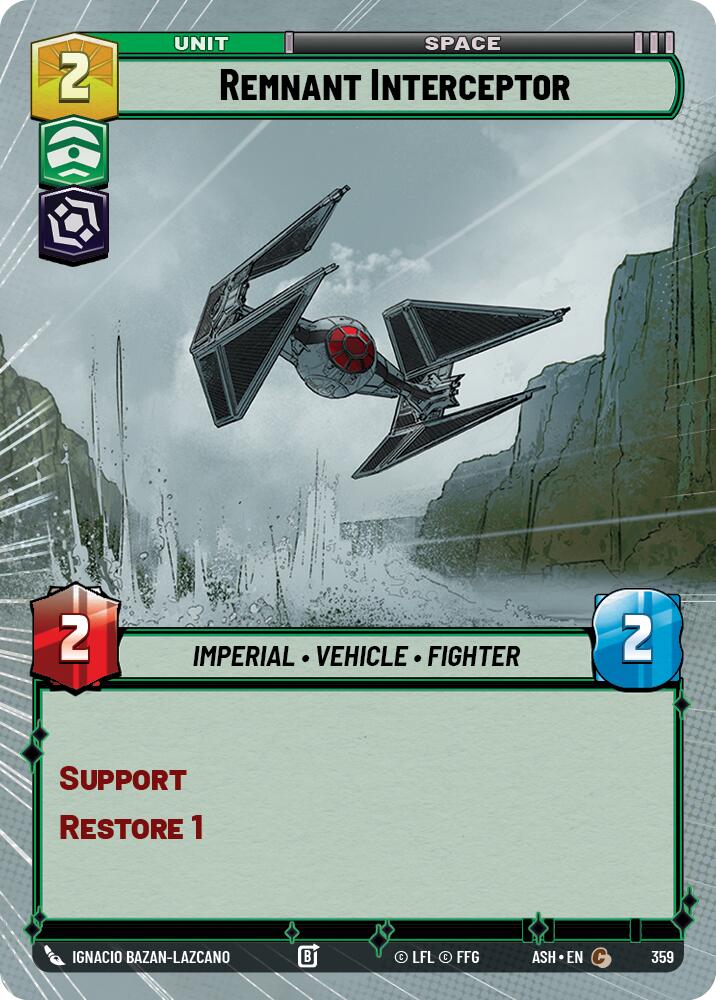 Remnant Interceptor (359) (Hyperspace) (359) [Ashes of the Empire]