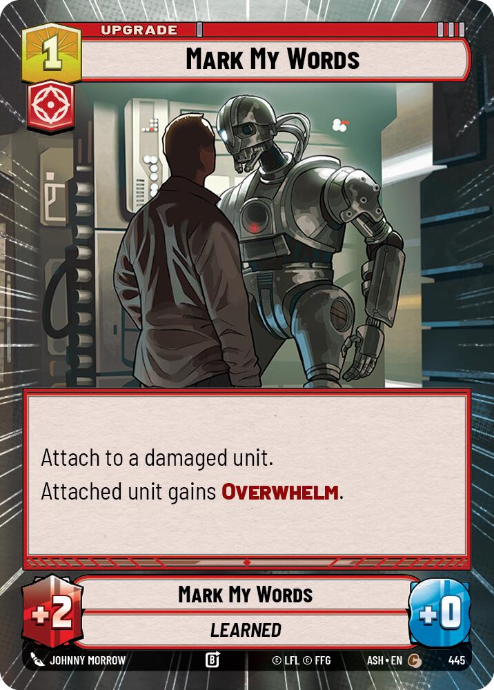 Mark My Words (445) (Hyperspace) (445) [Ashes of the Empire]