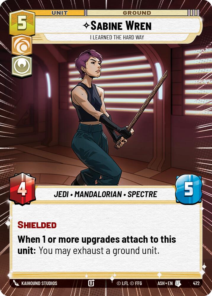 Sabine Wren - I Learned the Hard Way (472) (Hyperspace) (472) [Ashes of the Empire]
