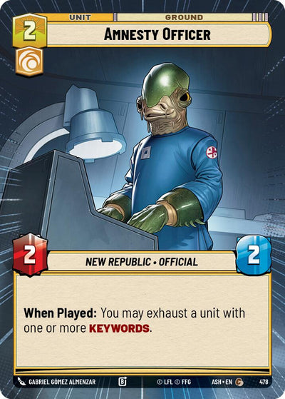 Amnesty Officer (478) (Hyperspace) (478) [Ashes of the Empire]