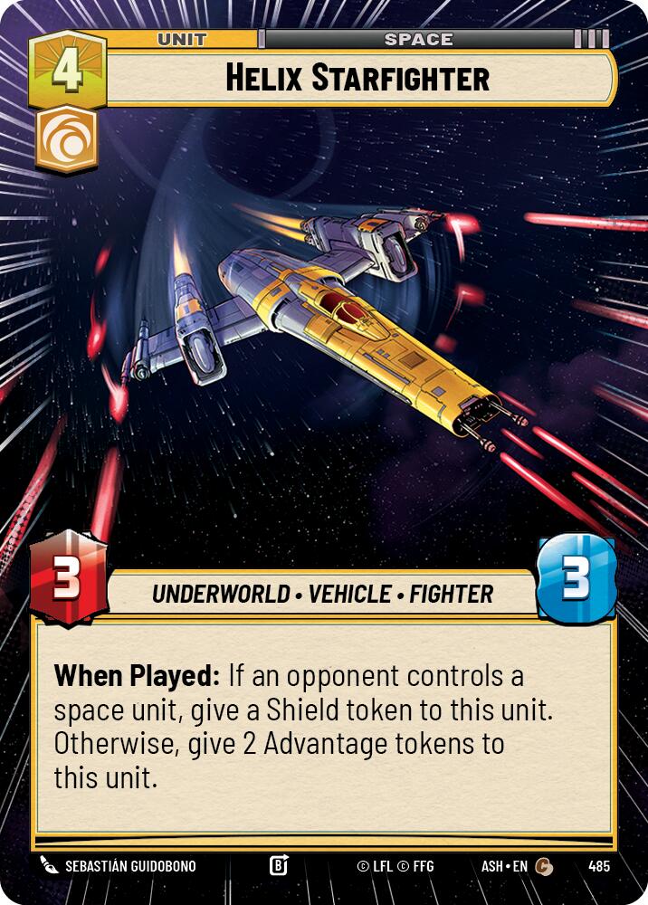 Helix Starfighter (485) (Hyperspace) (485) [Ashes of the Empire]