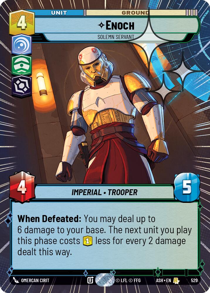 Enoch - Solemn Servant (529) (Hyperspace Foil) (529) [Ashes of the Empire]