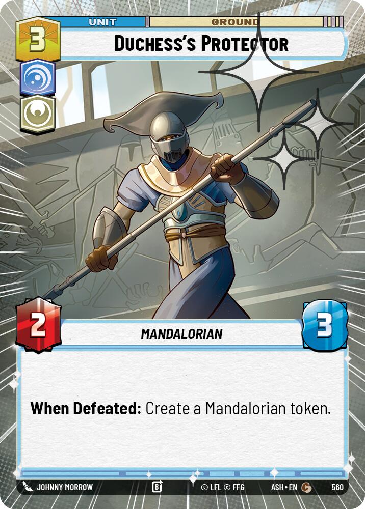 Duchess's Protector (560) (Hyperspace Foil) (560) [Ashes of the Empire]