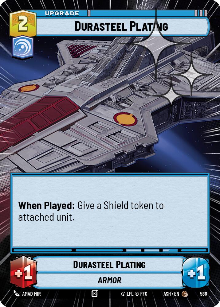 Durasteel Plating (588) (Hyperspace Foil) (588) [Ashes of the Empire]