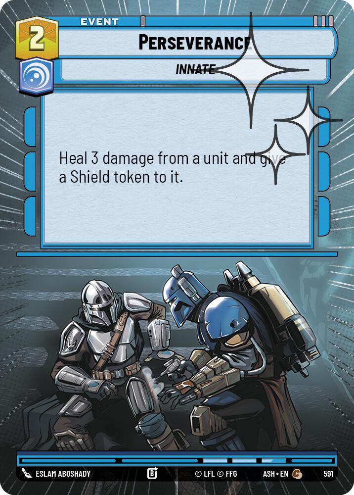 Perseverance (591) (Hyperspace Foil) (591) [Ashes of the Empire]