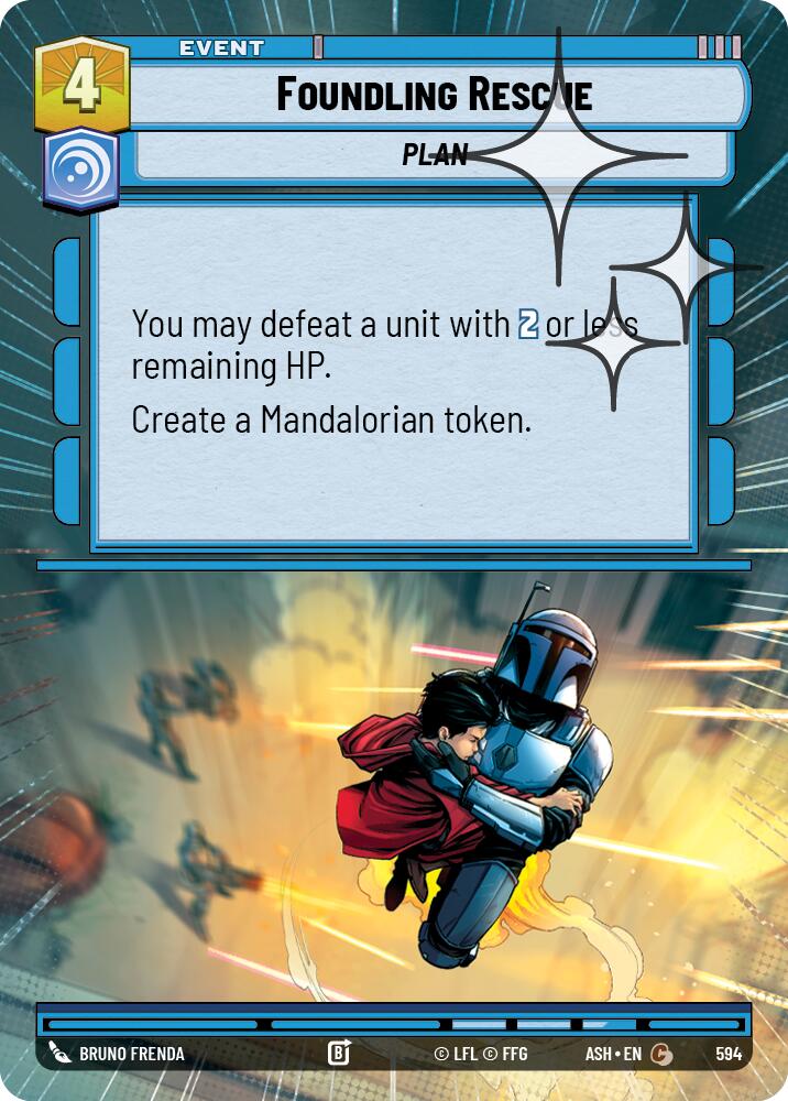 Foundling Rescue (594) (Hyperspace Foil) (594) [Ashes of the Empire]