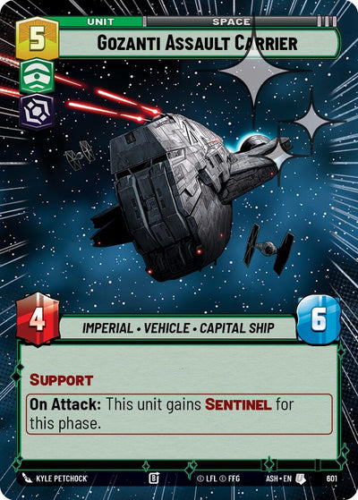 Gozanti Assault Carrier (601) (Hyperspace Foil) (601) [Ashes of the Empire]
