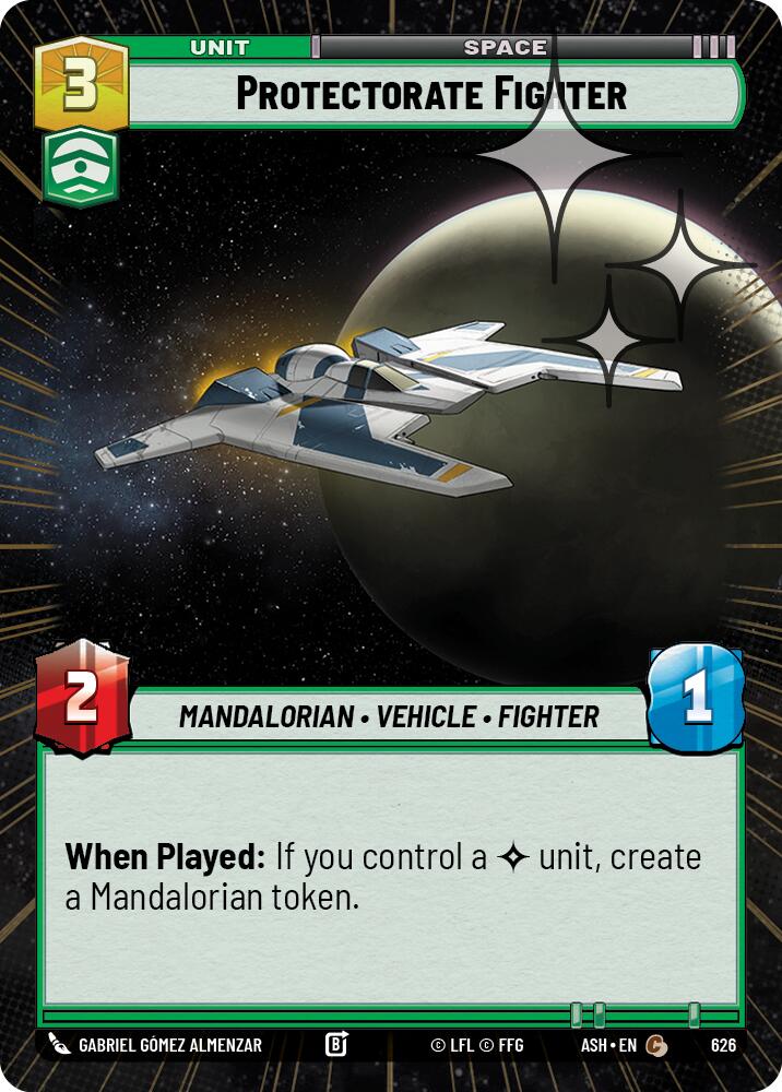 Protectorate Fighter (626) (Hyperspace Foil) (626) [Ashes of the Empire]