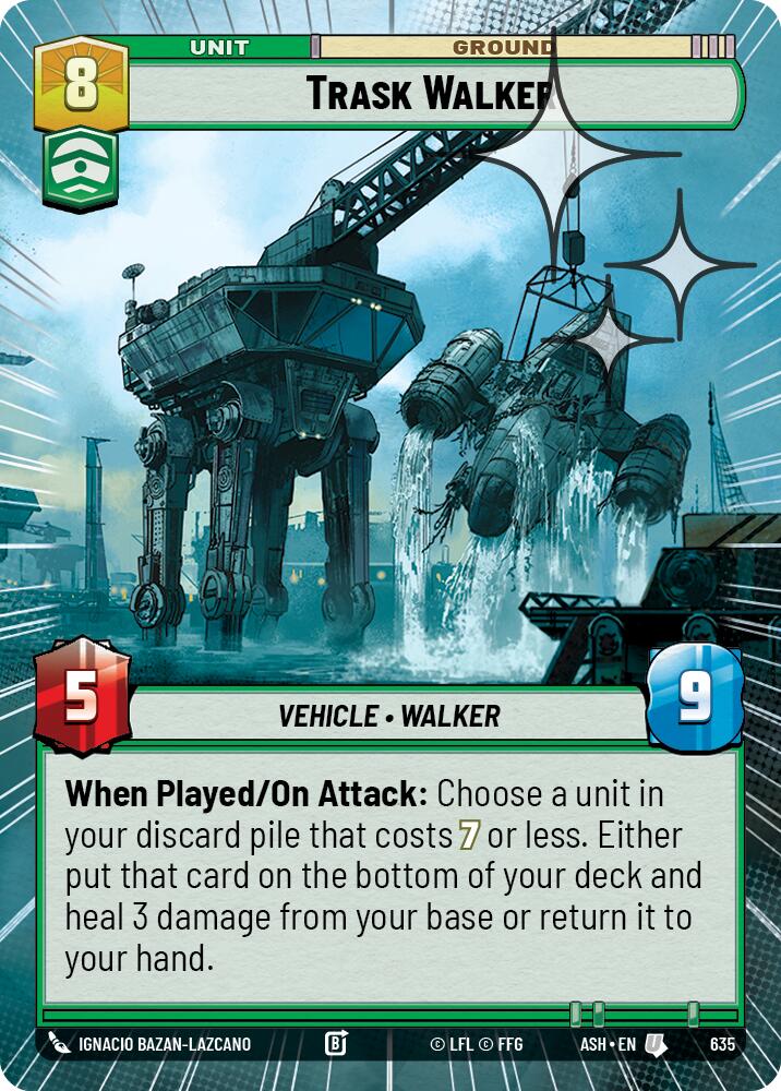 Trask Walker (635) (Hyperspace Foil) (635) [Ashes of the Empire]