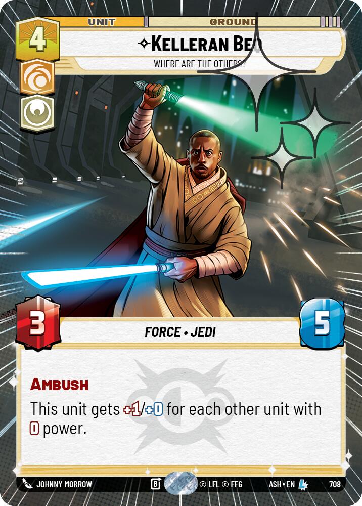 Kelleran Beq - Where are the Others? (708) (Hyperspace Foil) (708) [Ashes of the Empire]