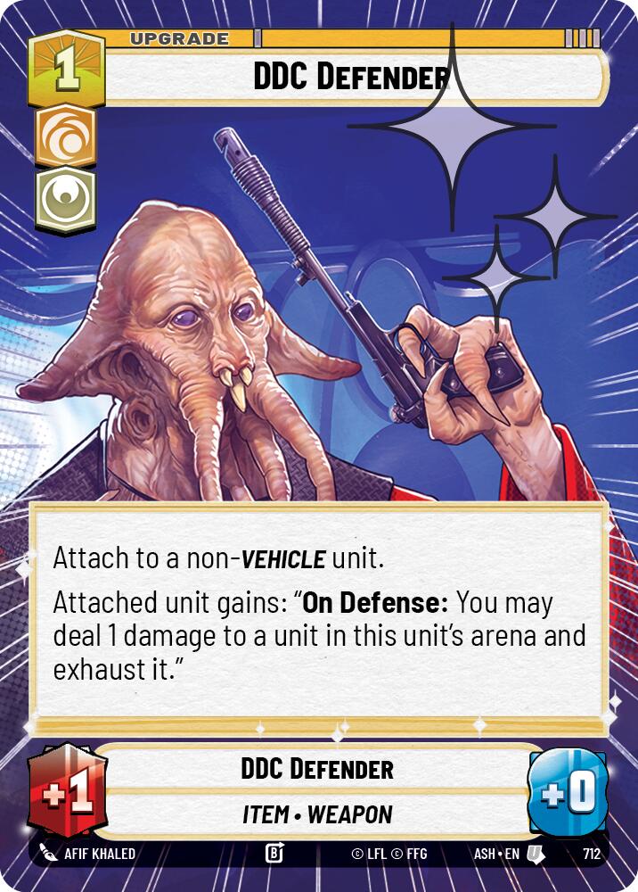 DDC Defender (712) (Hyperspace Foil) (712) [Ashes of the Empire]