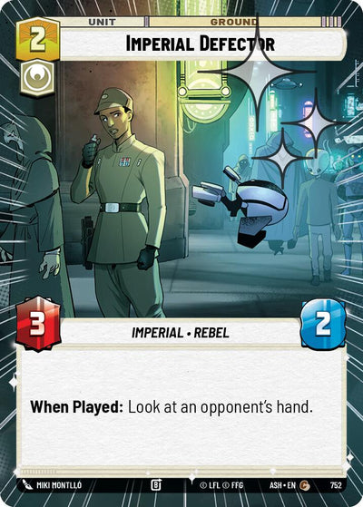Imperial Defector (752) (Hyperspace Foil) (752) [Ashes of the Empire]