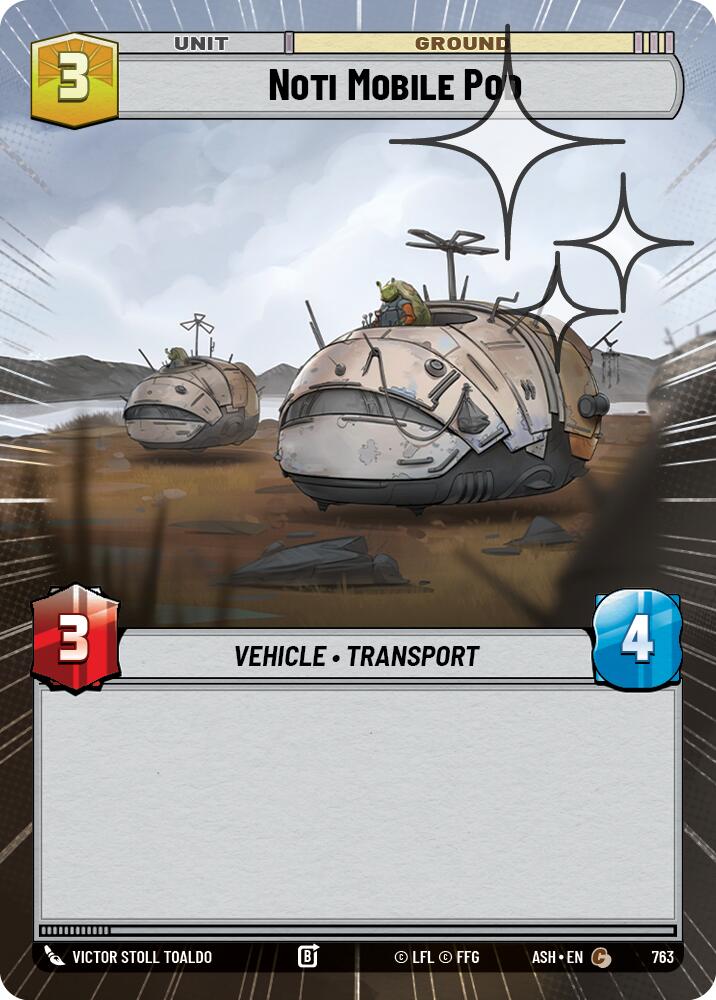 Noti Mobile Pod (763) (Hyperspace Foil) (763) [Ashes of the Empire]
