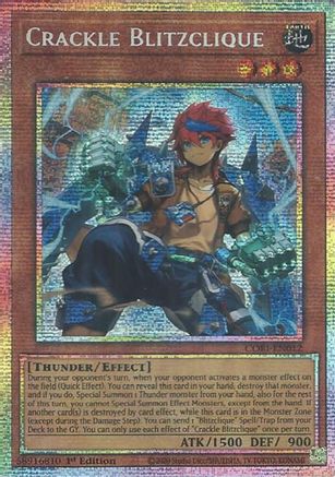 Crackle Blitzclique (Starlight Rare) Starlight Rare - Chaos Origins 1st Edition