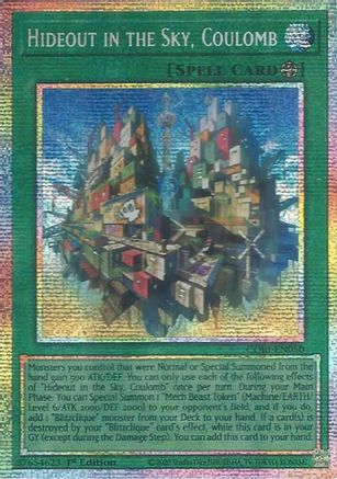 Hideout in the Sky, Coulomb (Starlight Rare) Starlight Rare - Chaos Origins 1st Edition