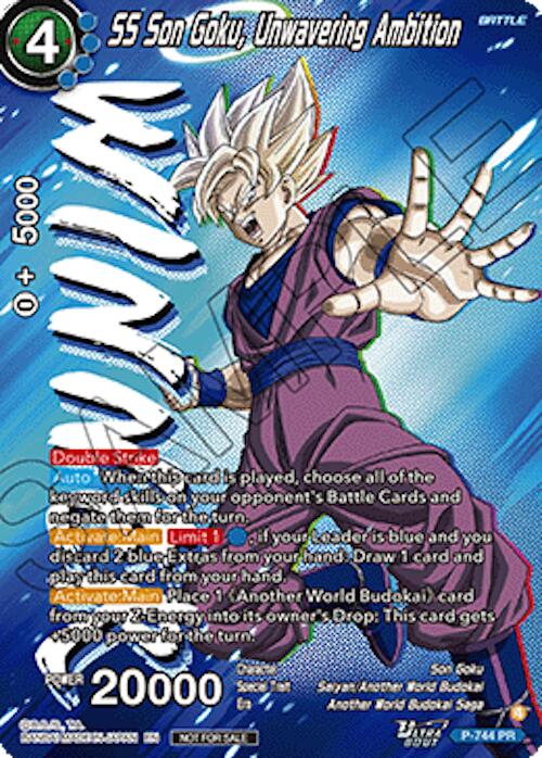 SS Son Goku, Unwavering Ambition (Ultra-Bout Series Tournament Pack Vol.3) (Winner) (P-744) [Tournament Promotion Cards]