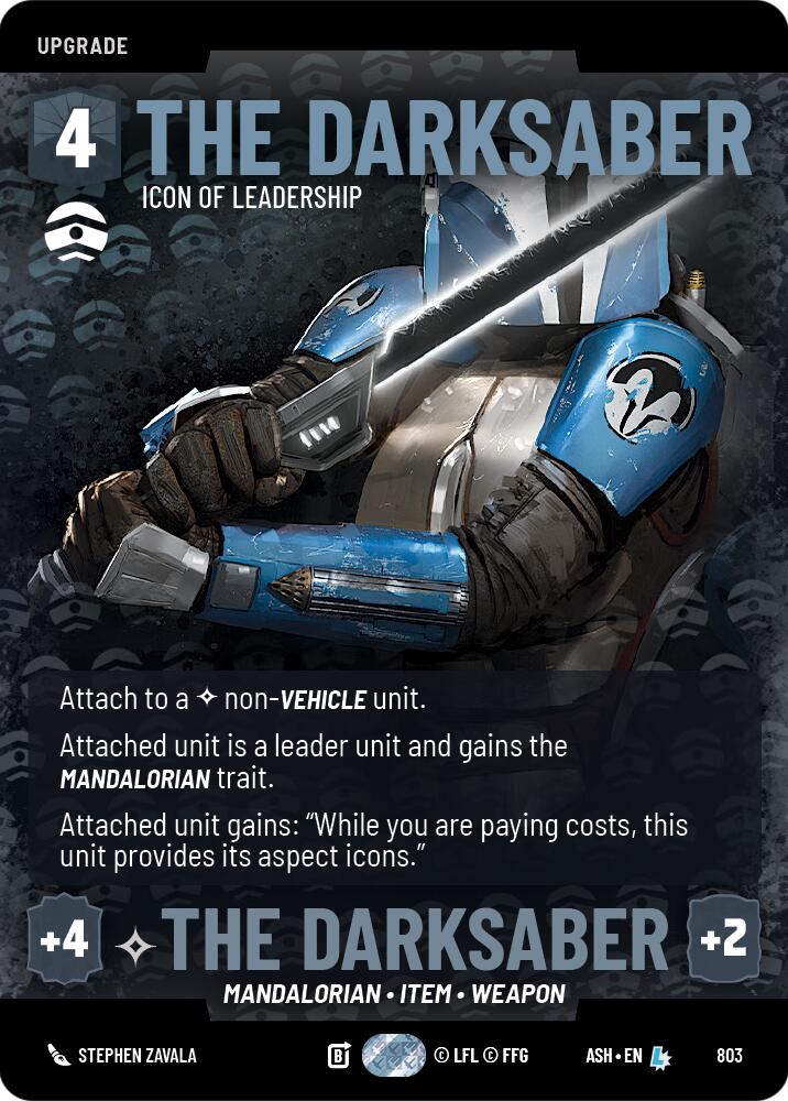 The Darksaber - Icon of Leadership (803) (Prestige) (803) [Ashes of the Empire]