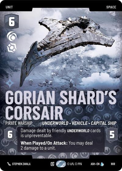 Gorian Shard's Corsair - Pirate Warship (808) (Prestige) (808) [Ashes of the Empire]