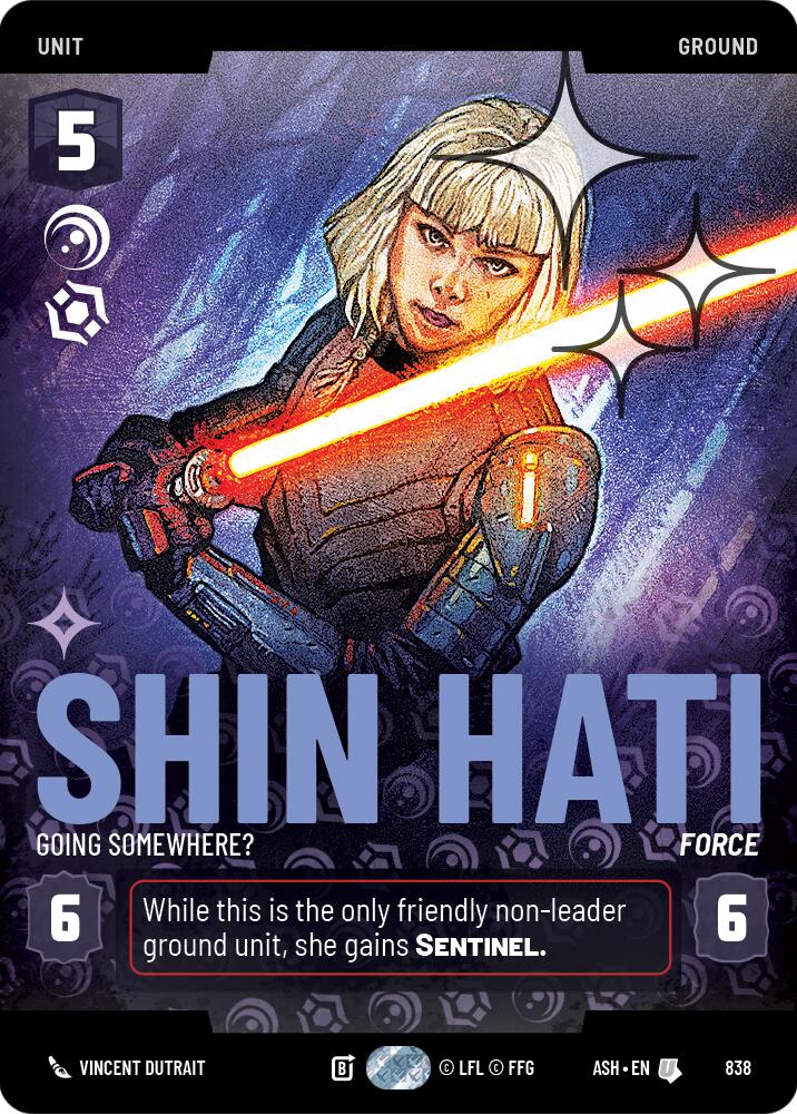Shin Hati - Going Somewhere? (838) (Prestige Foil) (838) [Ashes of the Empire]