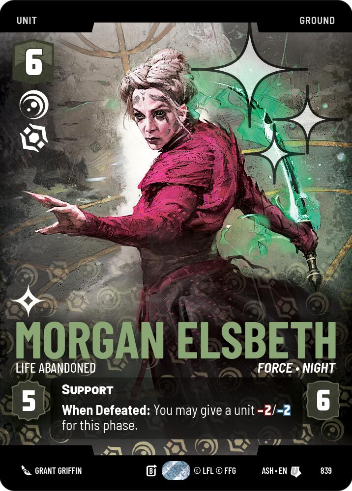 Morgan Elsbeth - Life Abandoned (839) (Prestige Foil) (839) [Ashes of the Empire]
